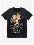 Soul Eater Death The Kid & Weapons Banner T-Shirt