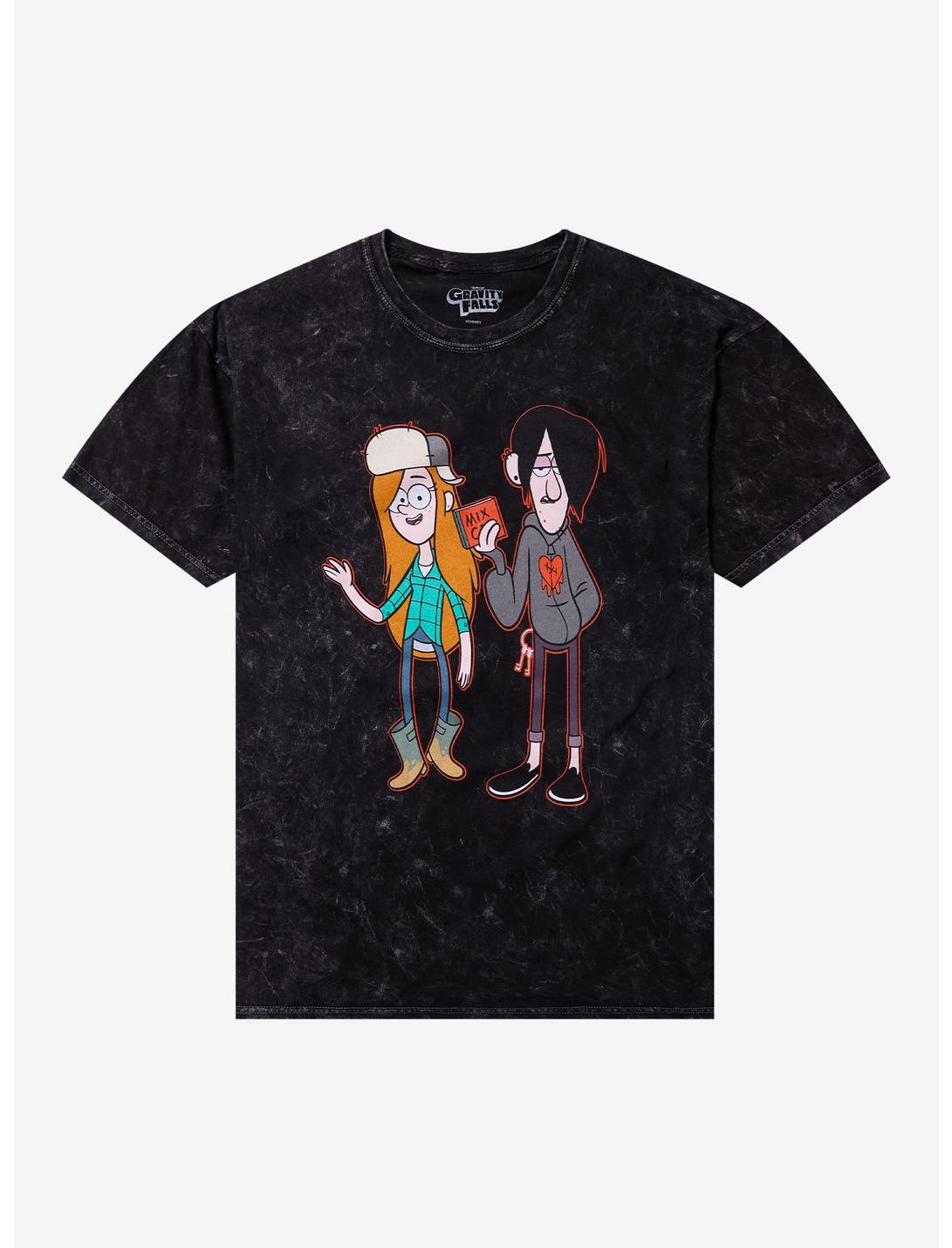Disney Gravity Falls Wendy & Robbie Mineral Wash T-Shirt