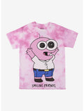 Smiling Friends Pim Pink Tie-Dye T-Shirt