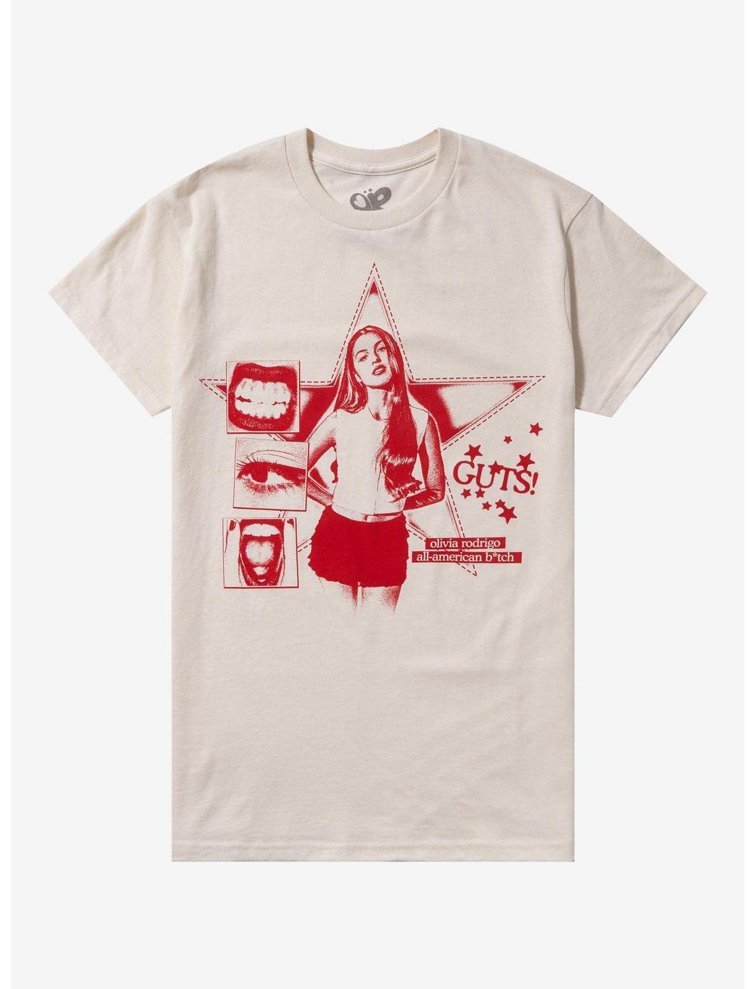 Olivia Rodrigo Red Guts Star T-Shirt