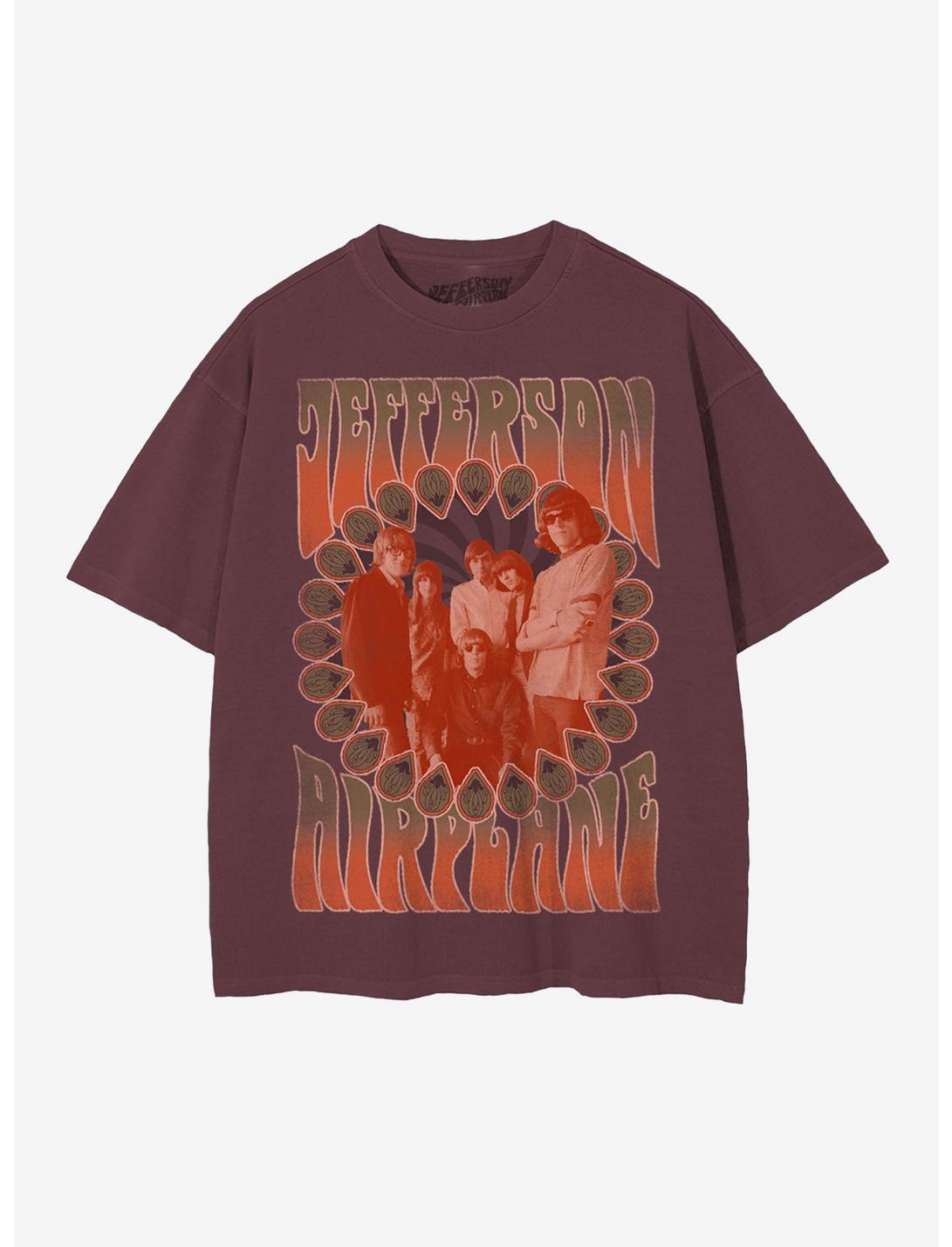 Jefferson Airplane Group Orange Gradient T-Shirt