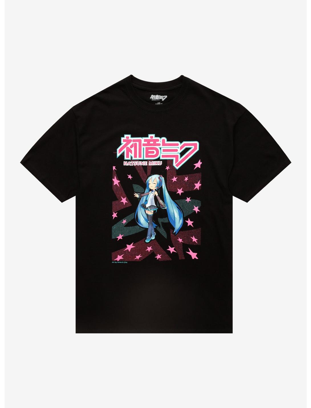 Hatsune Miku Star Background T-Shirt