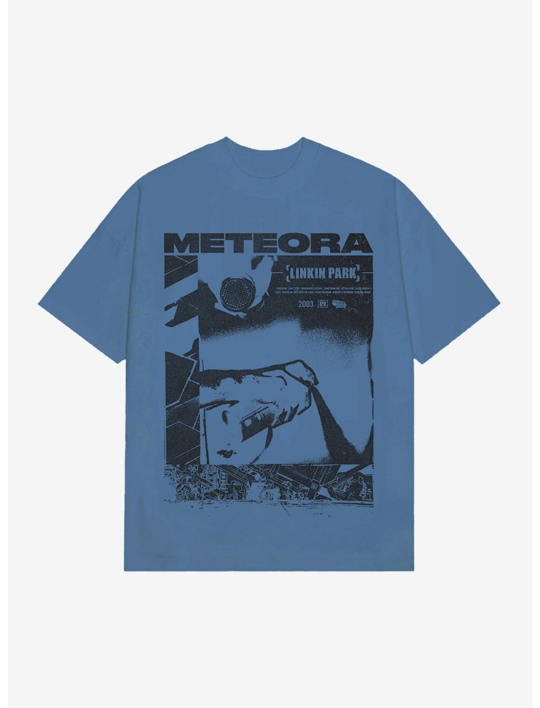 Linkin Park Meteora Album Cover Blue T-Shirt