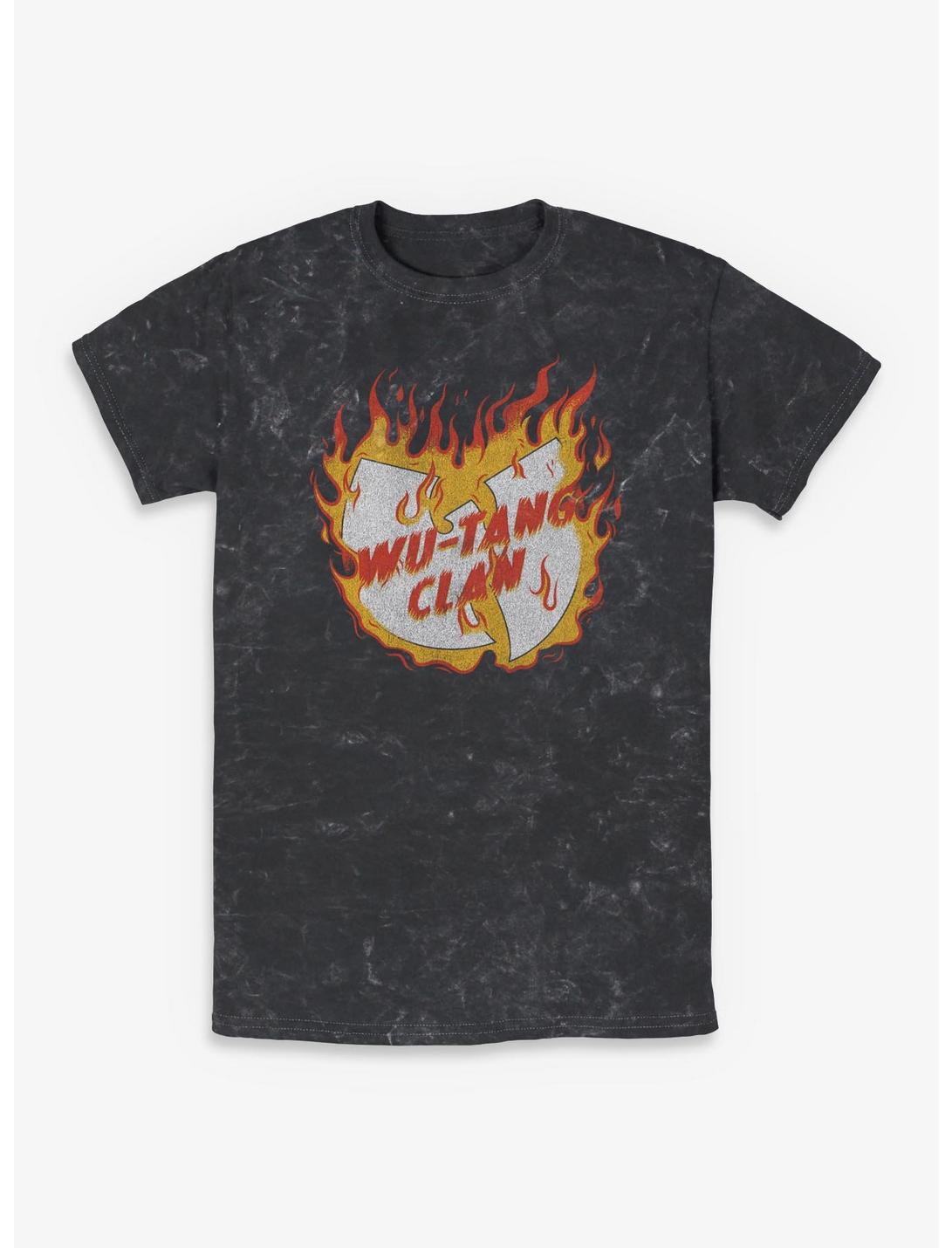 Wu-Tang Clan Fire Logo Mineral Wash T-Shirt