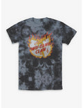 Wu-Tang Clan Fire Logo Tie-Dye T-Shirt