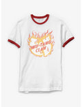Wu-Tang Clan Fire Logo Ringer T-Shirt