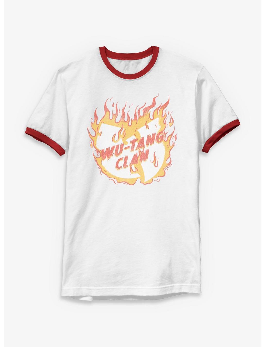 Wu-Tang Clan Fire Logo Ringer T-Shirt