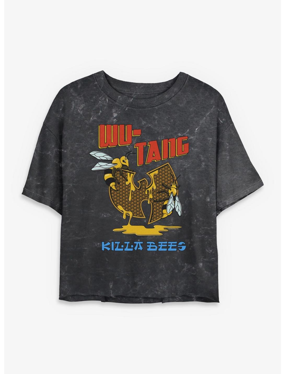 Wu-Tang Clan Killer Bees Girls Mineral Wash Crop T-Shirt
