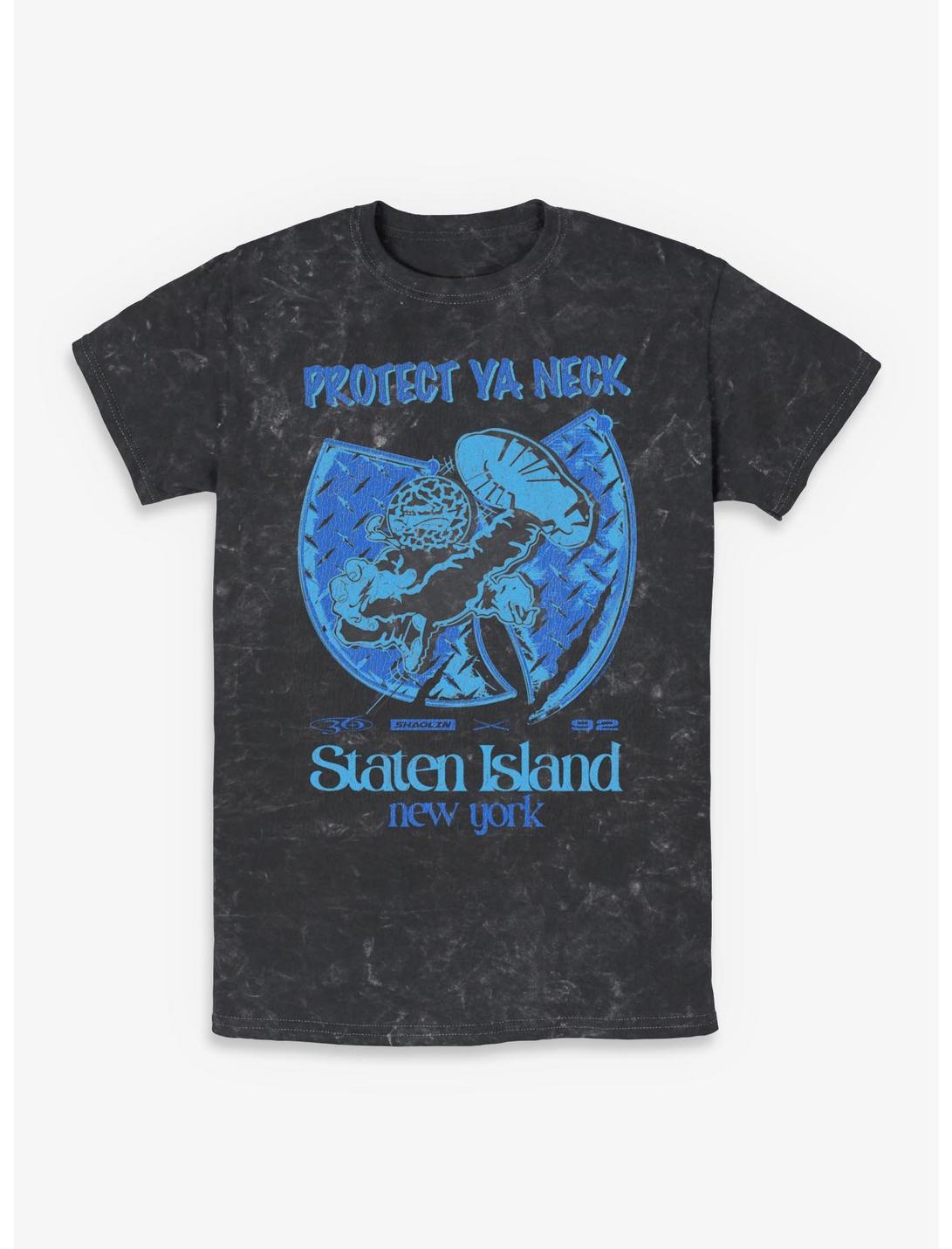 Wu-Tang Clan Protect Ya Neck Staten Island New York Mineral Wash T-Shirt