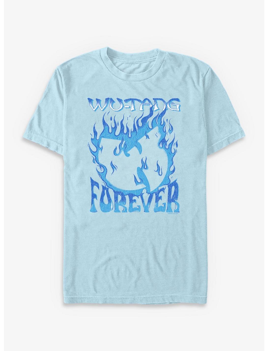 Wu-Tang Clan Blue Flame Logo Garment Dye T-Shirt