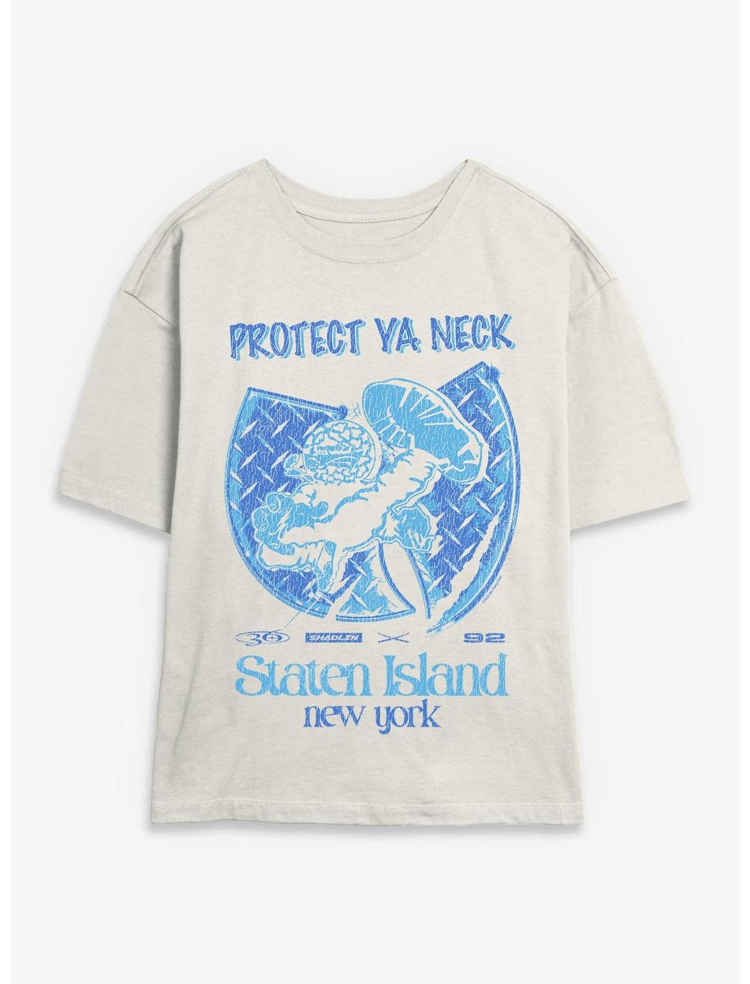 Wu-Tang Clan Protect Ya Neck Staten Island New York Girls Skimmer T-Shirt