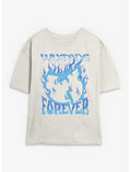 Wu-Tang Clan Blue Flame Logo Girls Skimmer T-Shirt