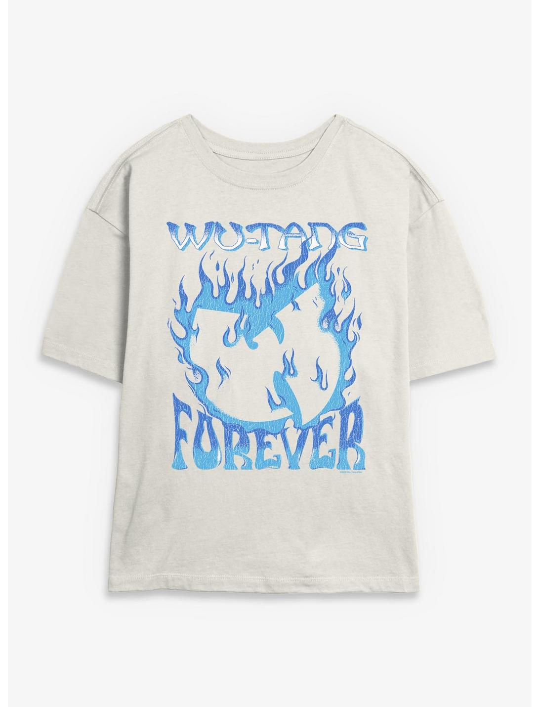 Wu-Tang Clan Blue Flame Logo Girls Skimmer T-Shirt
