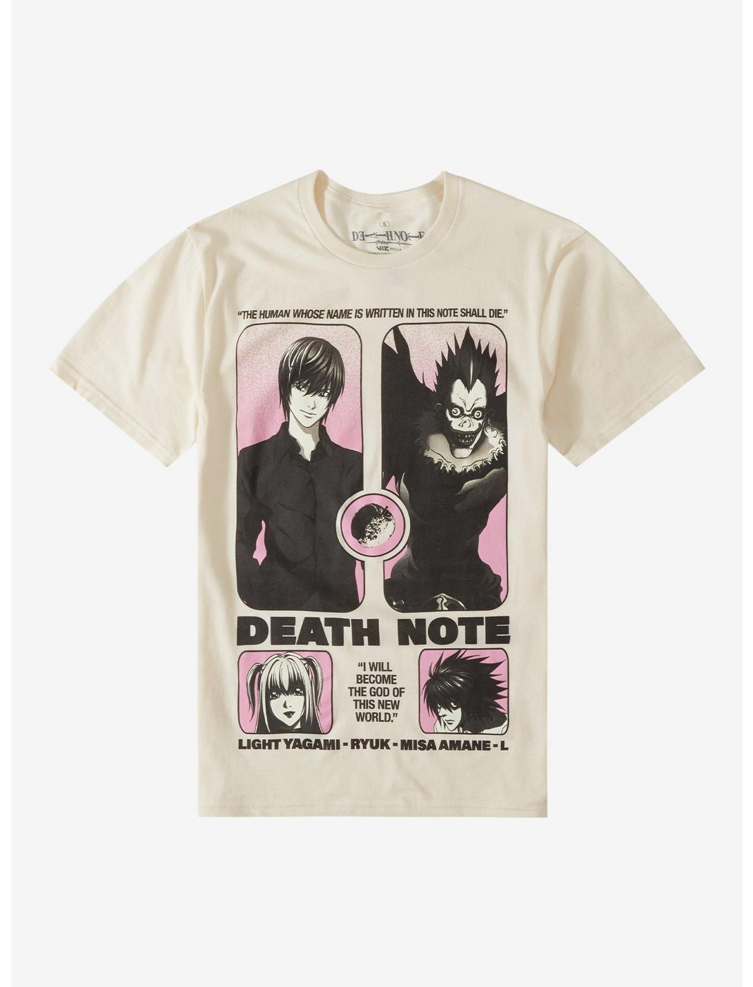 Death Note Pink Ombré Panels T-Shirt