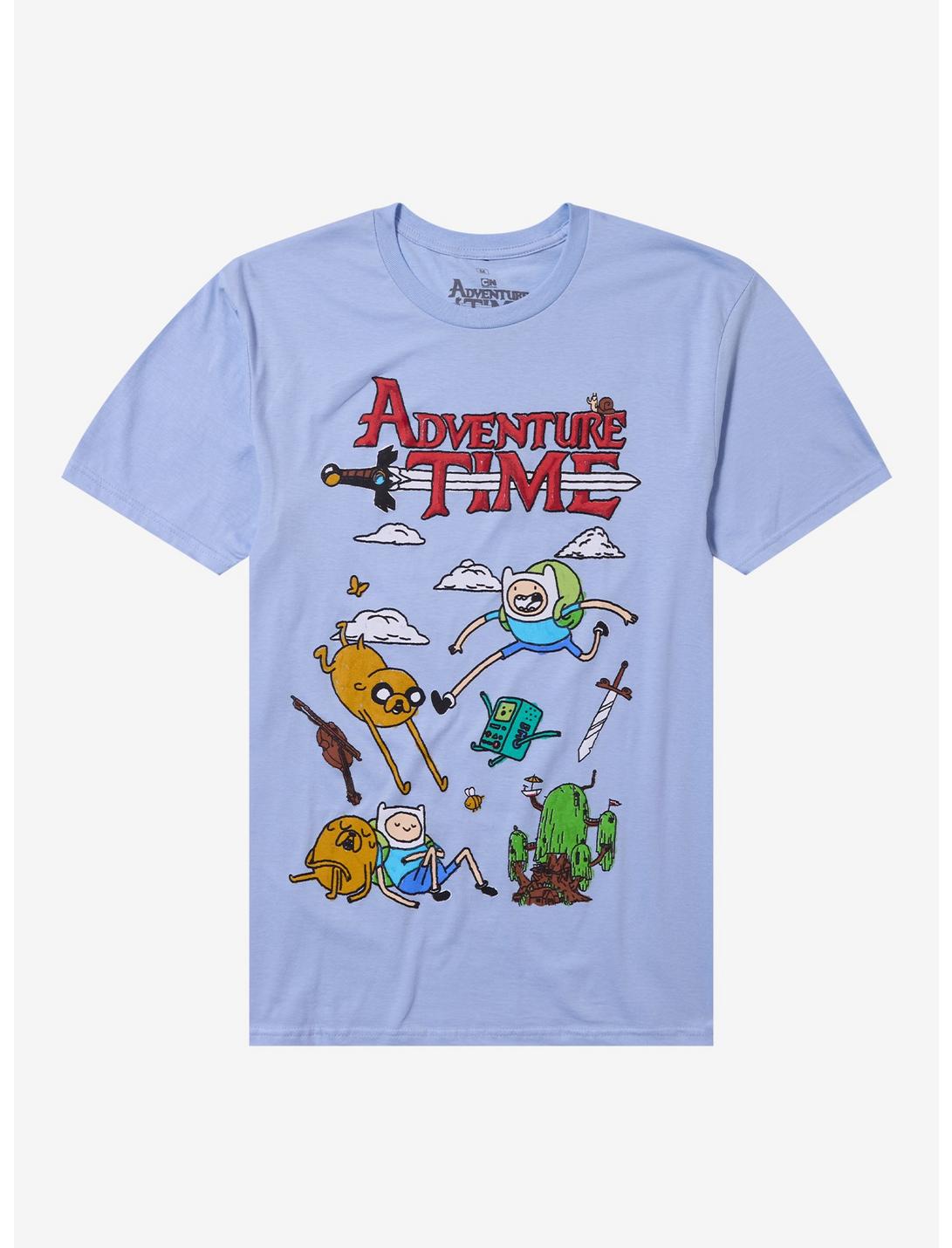 Adventure Time Blue Group T-Shirt