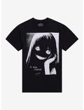 Casual Scary Anime Girl T-Shirt By Goodie Two Sleeves