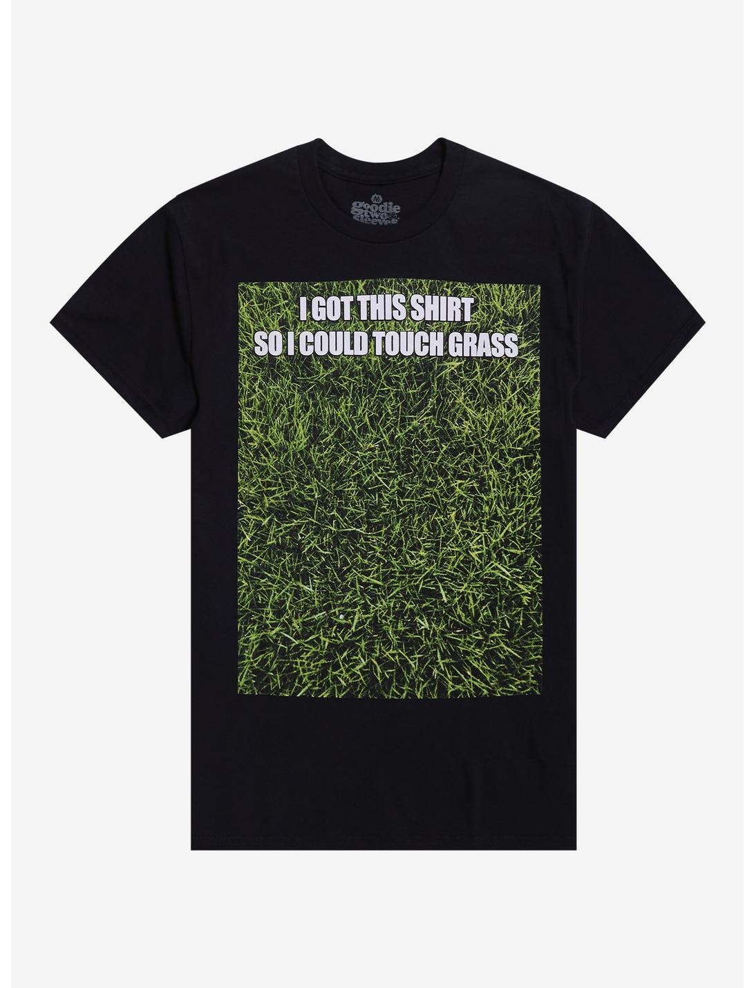 Touch Grass Image T-Shirt By Goodie Two Sleeves