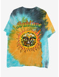 Sublime Logo Blue & Yellow Tie-Dye T-Shirt