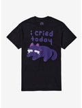 I Cried Today Cat T-Shirt By Hollyddraws