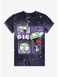 Invader Zim GIR All doomed Splatter-Dye T-Shirt