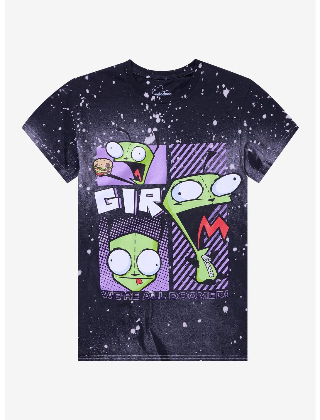 Invader Zim GIR All doomed Splatter-Dye T-Shirt