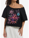The Smashing Pumpkins Astral Scene Girls Off-Shoulder T-Shirt