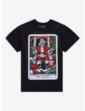 Terrifier 3 Santa Tarot T-Shirt By Vertebrae33