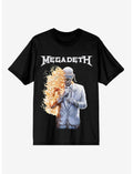 Megadeth Flaming Vic Rattlehead Album Cover T-Shirt
