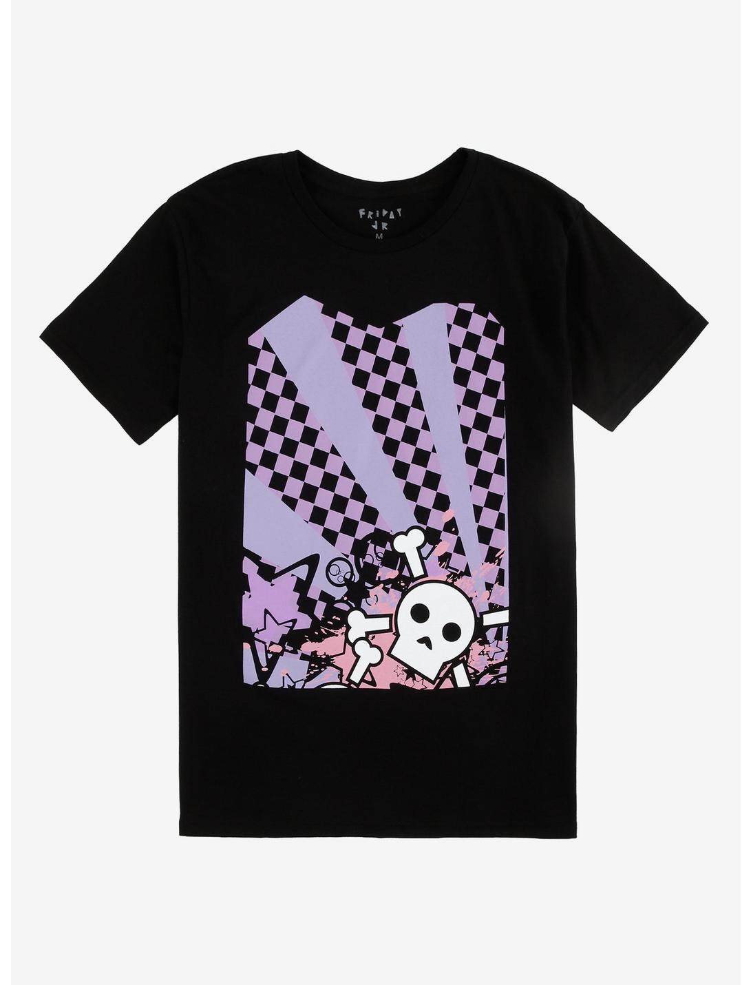 Scene Kid Skull T-Shirt By Friday Jr.