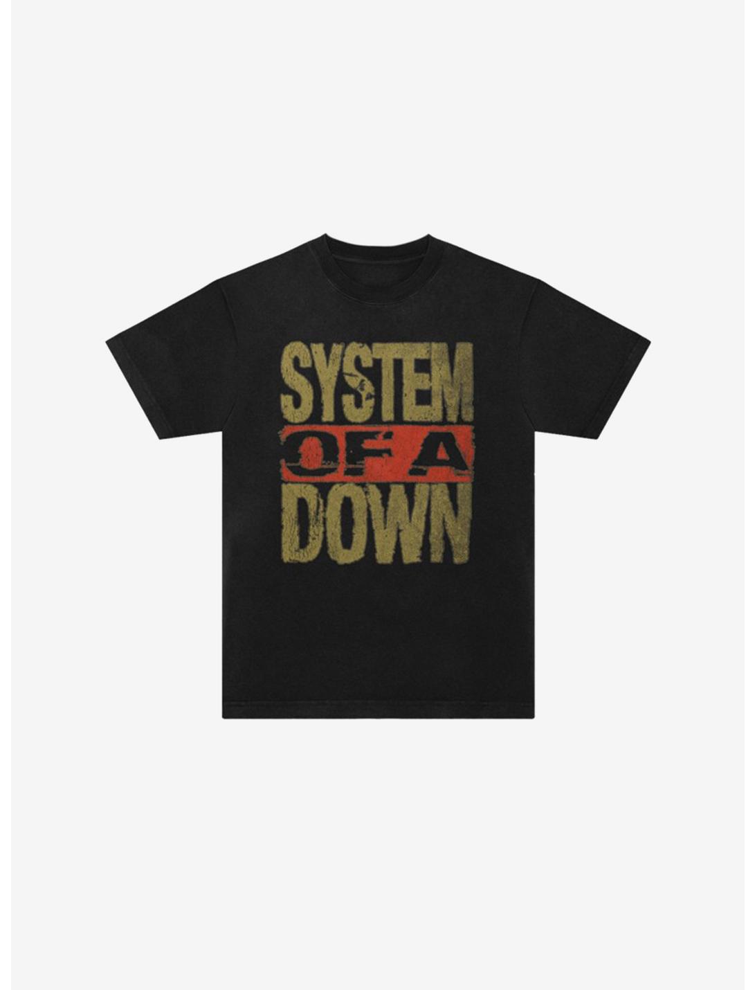 System Of A Down Text Logo T-Shirt