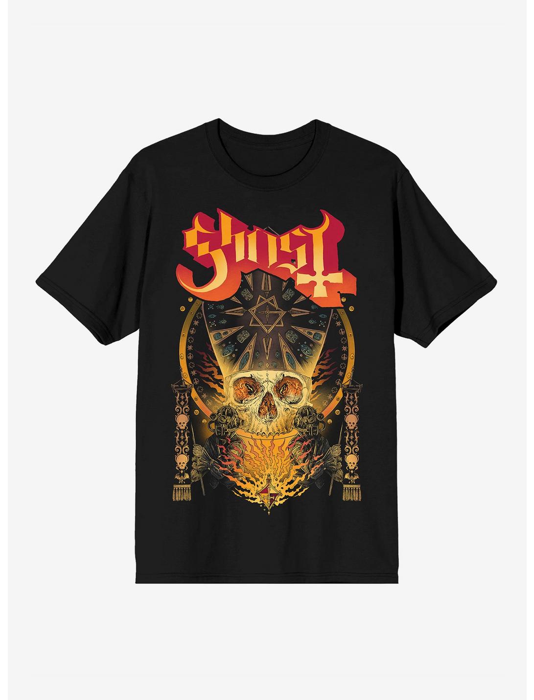 Ghost Papa Emeritus IV Flames T-Shirt