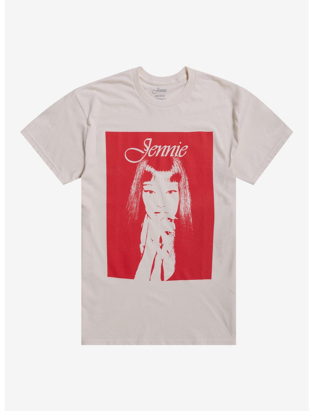 Jennie Red Portrait T-Shirt