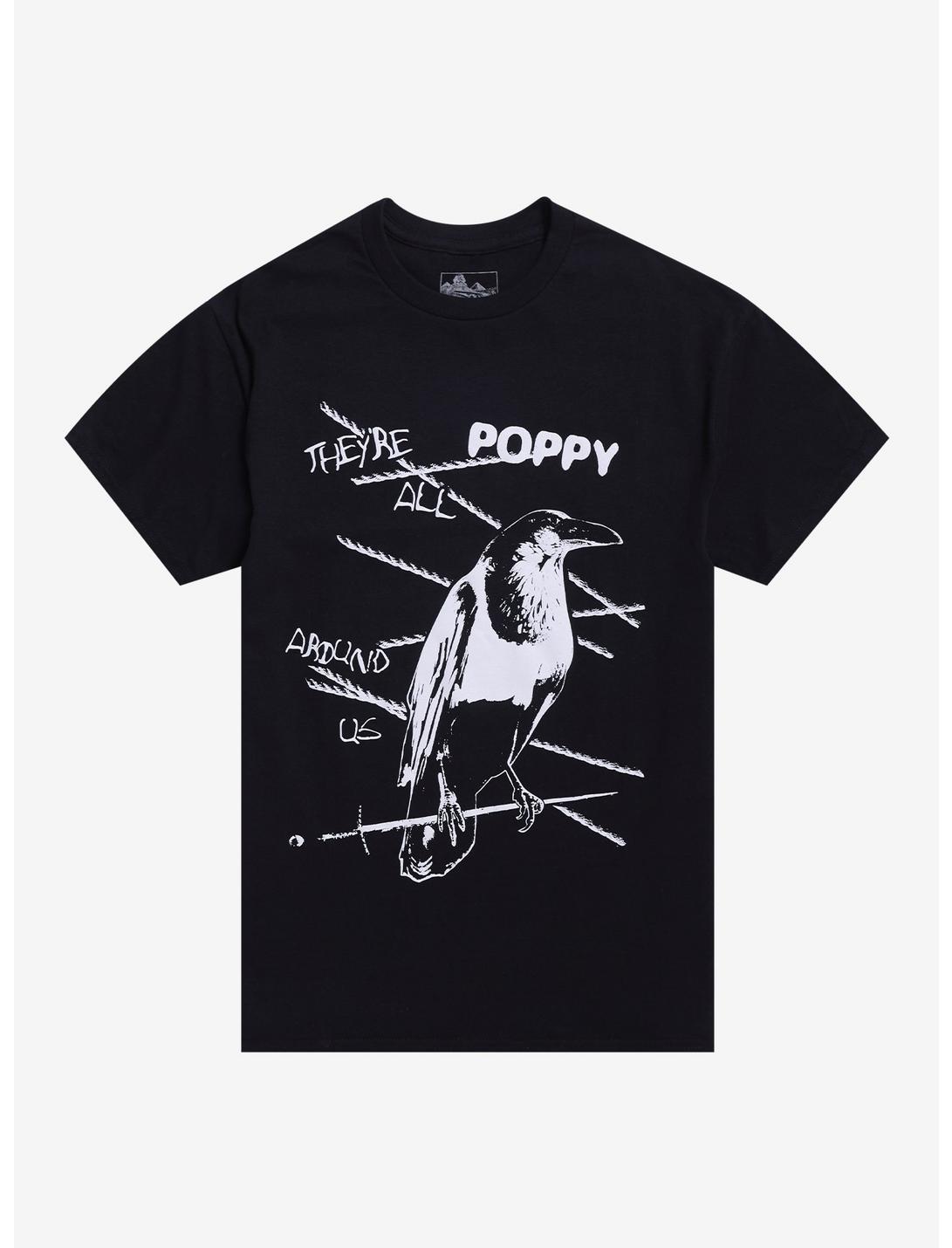 Poppy They're All Around Us Crow T-Shirt