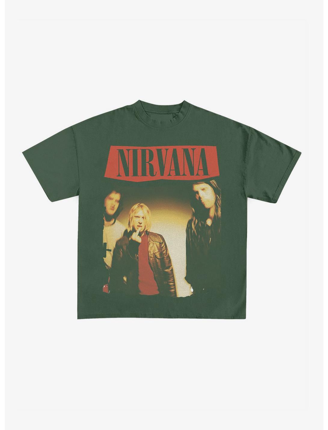 Nirvana Blurry Group Photo T-Shirt