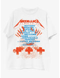 Metallica Master Of Puppets Tracklist T-Shirt