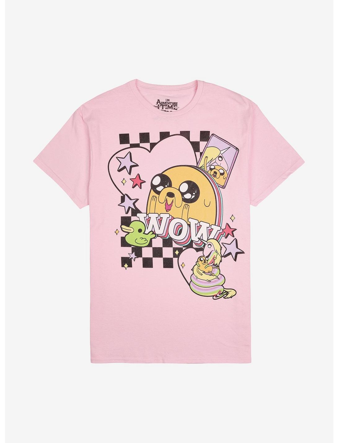 Adventure Time Jake Chibi Checkered T-Shirt