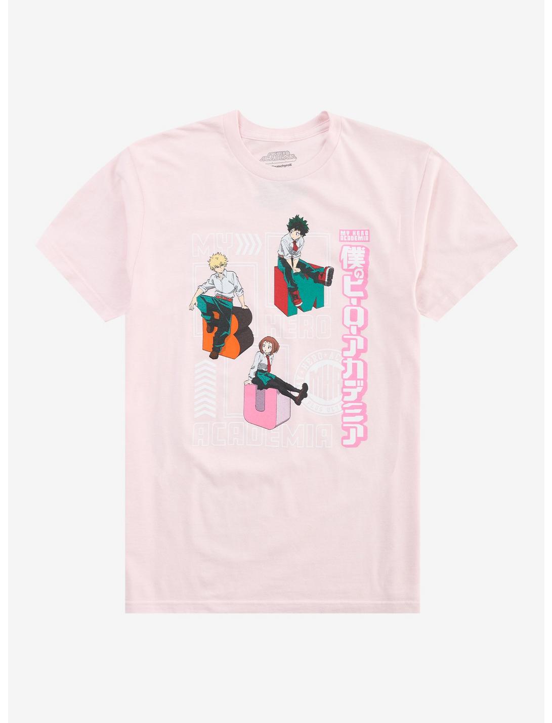 My Hero Academia Trio Block Letter T-Shirt