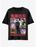 Demon Slayer: Kimetsu No Yaiba Demons Grid T-Shirt