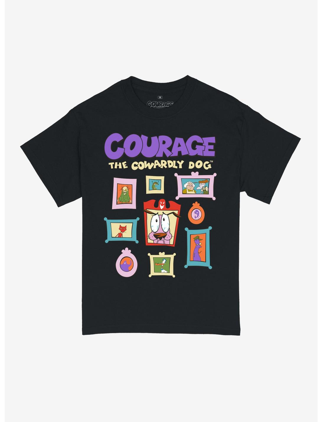 Courage The Cowardly Dog Frames T-Shirt