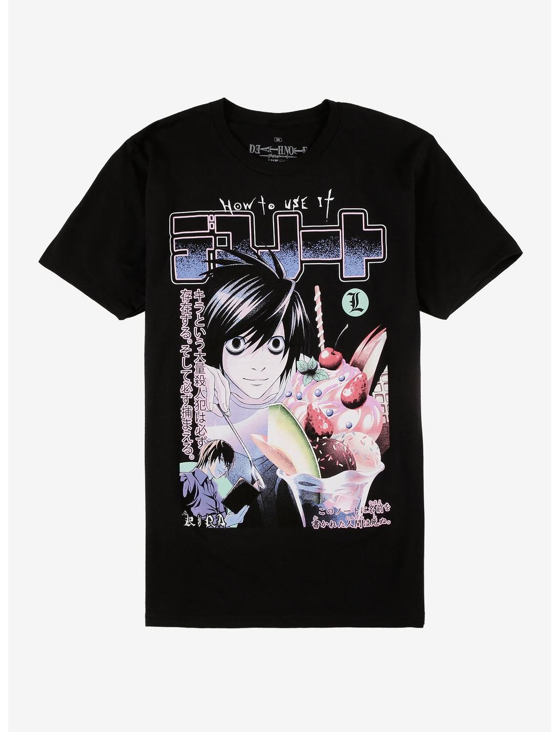Death Note L Dessert Magazine Cover T-Shirt