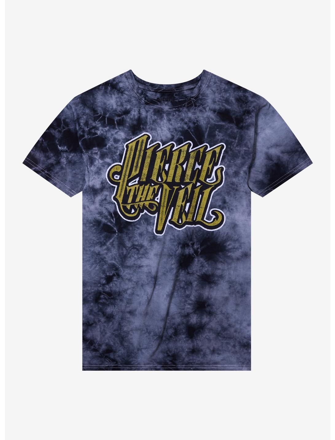 Pierce The Veil Black & White Tie-Dye T-Shirt