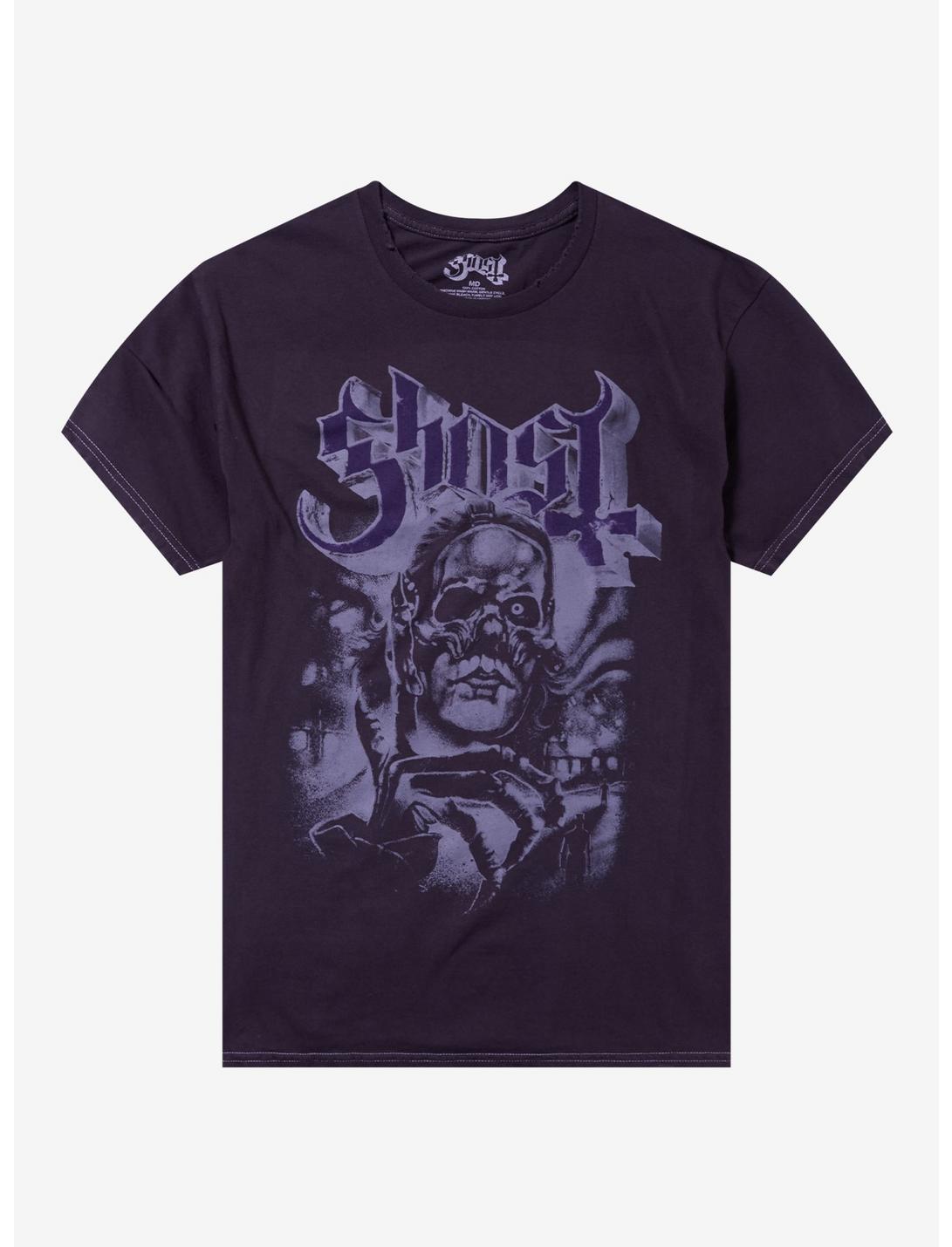 Ghost Mask Pigment-Dye T-Shirt