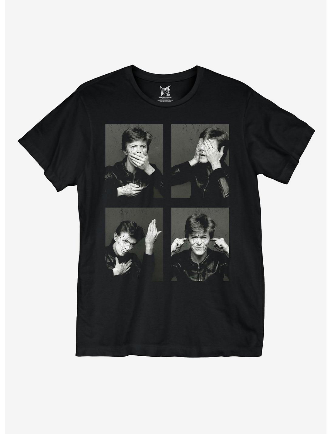 David Bowie Heroes Portrait Grid T-Shirt
