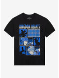 Disney Kingdom Hearts Blue Grid T-Shirt