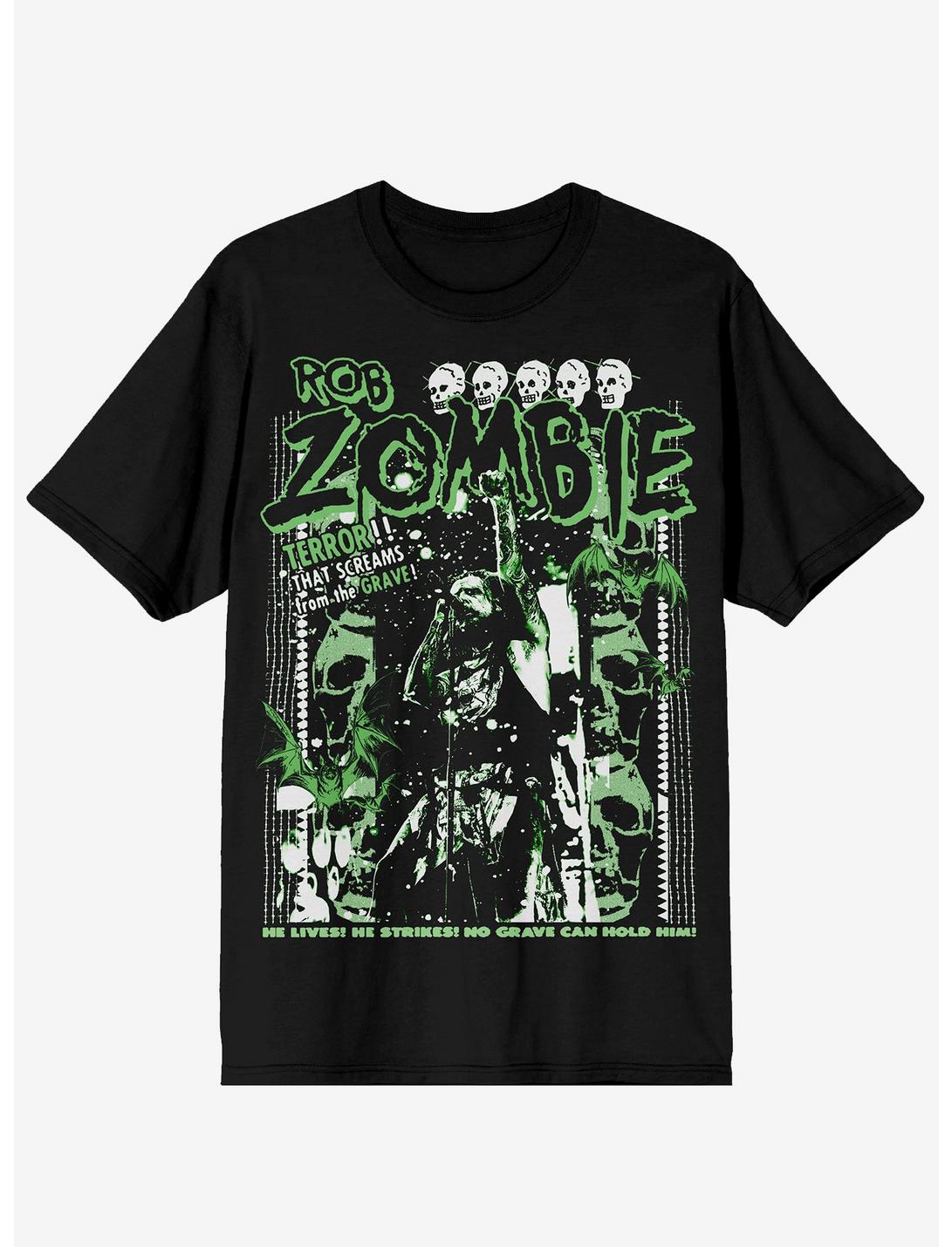 Rob Zombie Green Skull T-Shirt