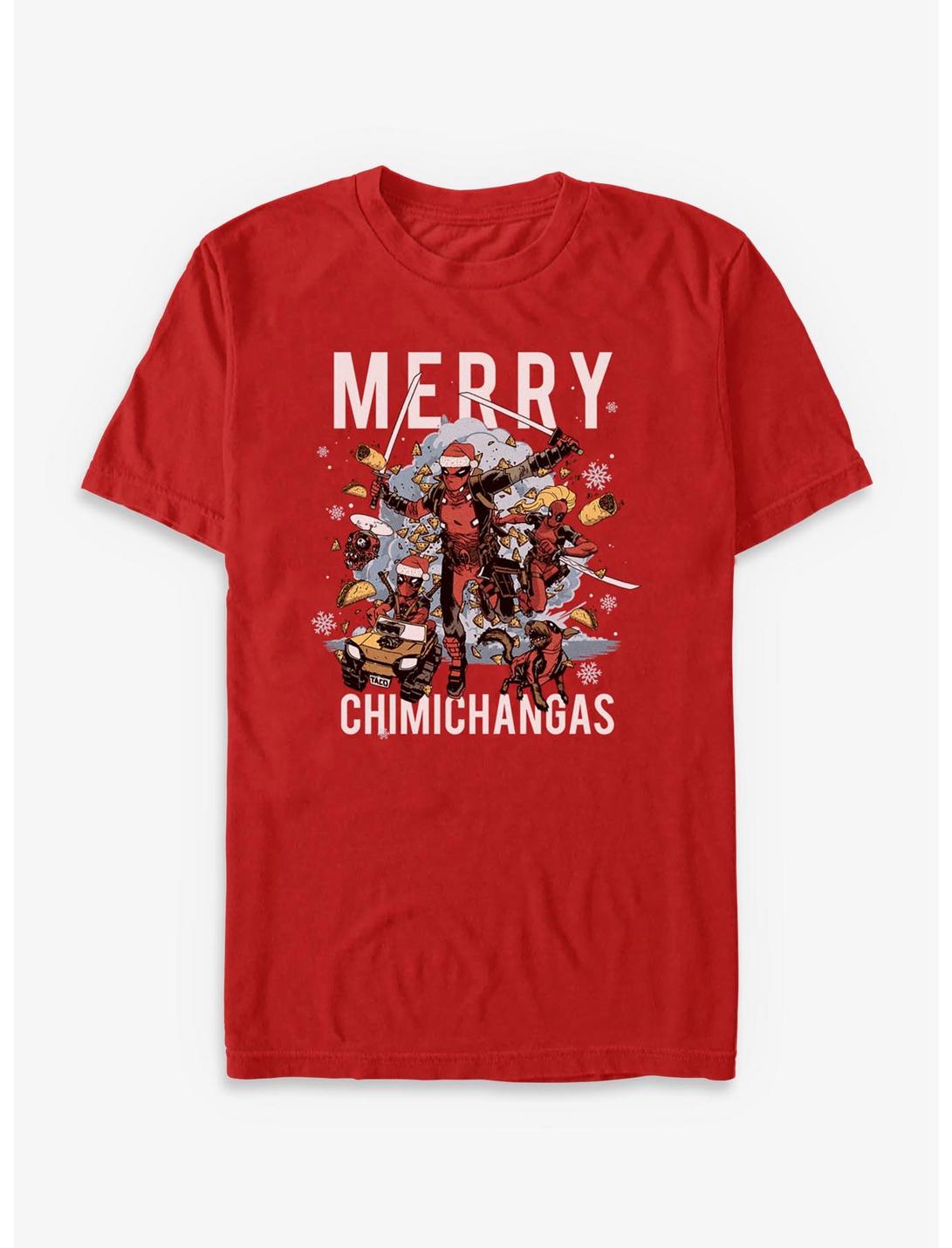 Marvel Deadpool Merry Chimichangas T-Shirt