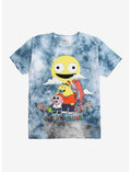 Smiling Friends Group Tie-Dye T-Shirt