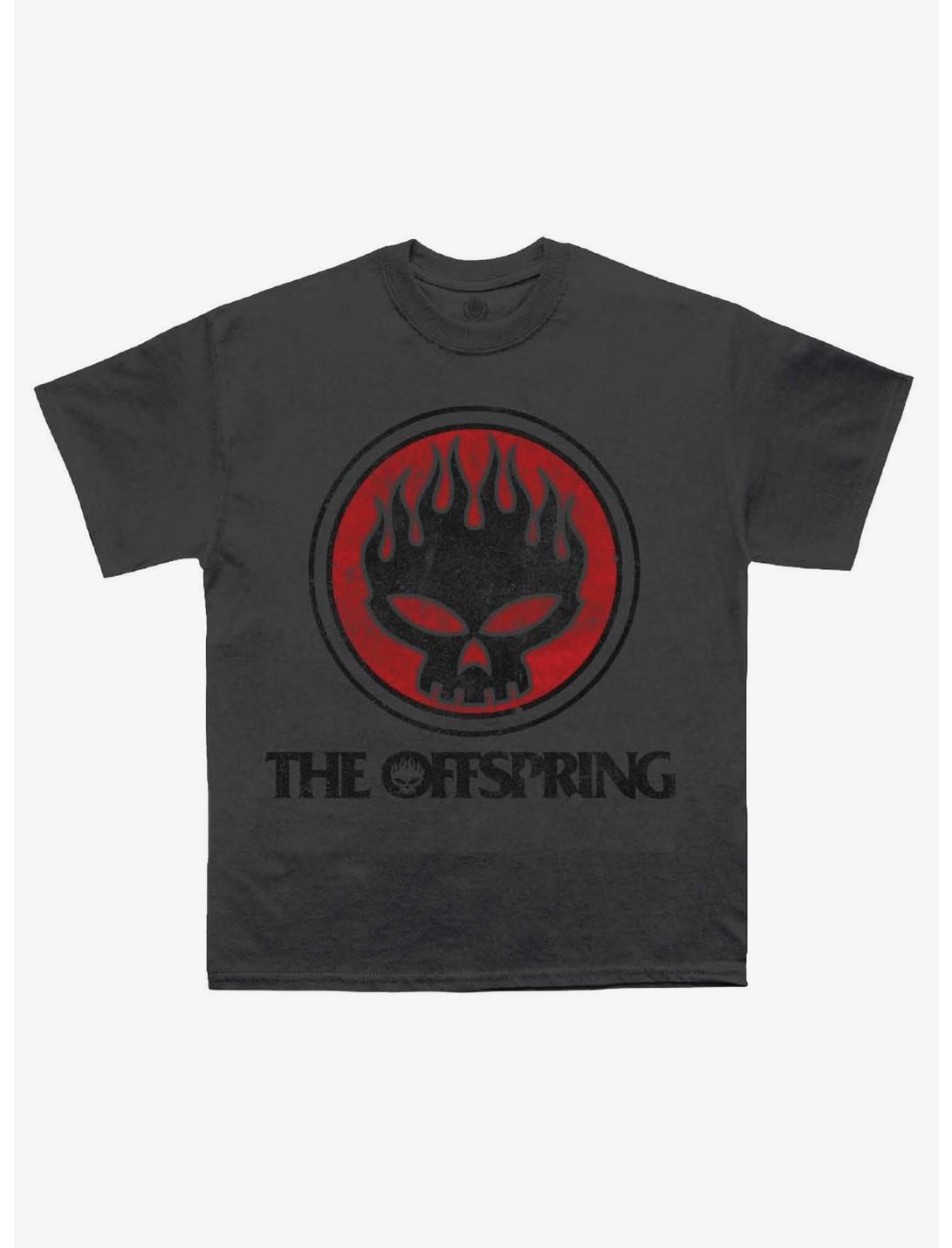 The Offspring Flaming Skull Logo T-Shirt