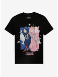 Adventure Time Princess Bubblegum & Marceline Split Background T-Shirt