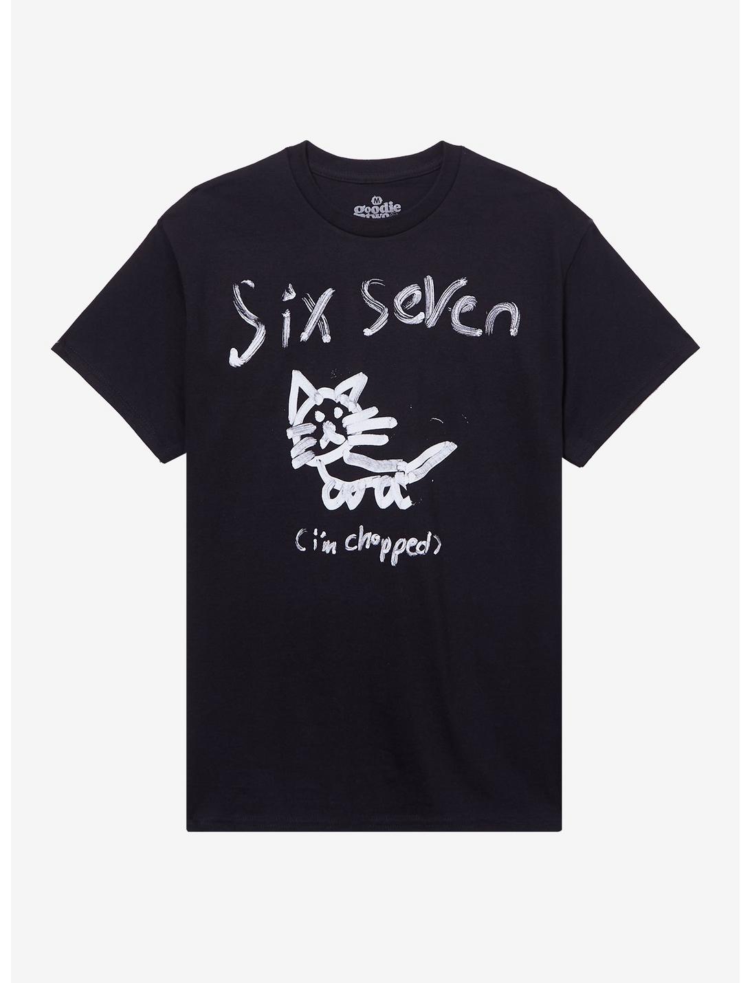 Six Seven Chopped Cat T-Shirt By Goodie Two Sleeves